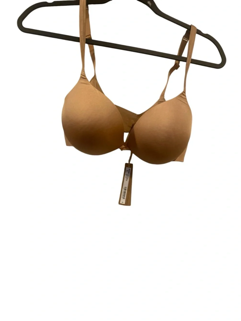 NWOT SKIMS ultimate collection push up plunge bra CLAY Size 34B